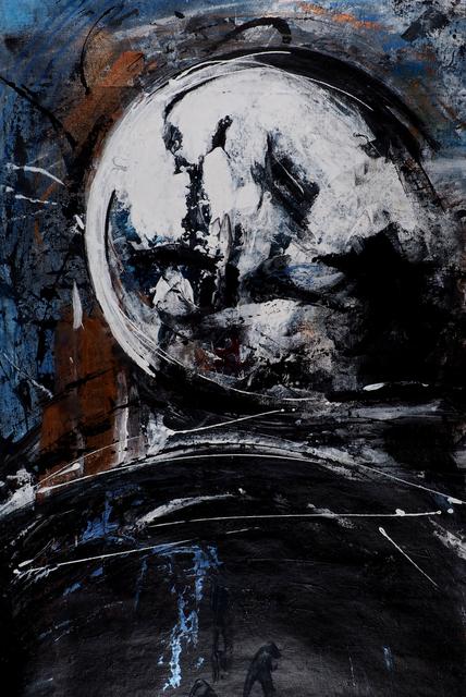 Konstellation / Constellation - 2025 | 54x84cm | acrylic, pastel on canvas